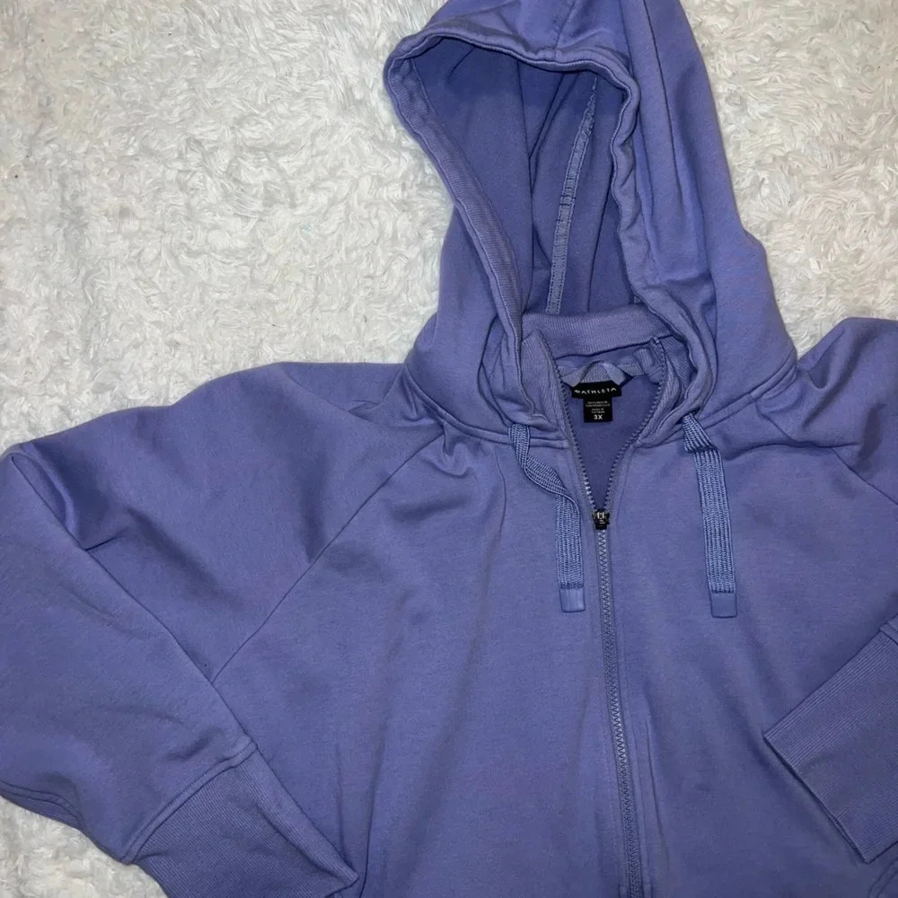 Athleta Nightfall Purple Triumph Hoodie Size 3xl